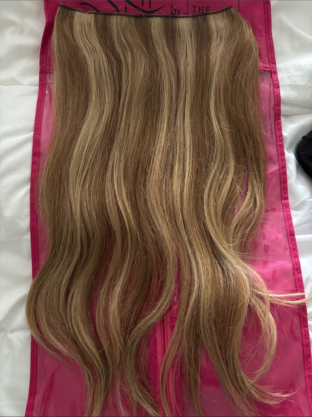 She by Beyond the Beauty- Remy  Brownish-Blonde halo Hair Extension - NWOT